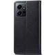 Чехол книжка на Xiaomi Redmi Note 12 4G / для Ксяоми, сяоми, ксиоми редми ноте 12 искусственная кожа Черный (Black) - изображение 2