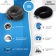 Дорожная подушка ортопедическая для путешествий Royal Rest Memory Foam 28*25*13см Серая (RR-07) - изображение 6