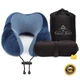 Дорожная подушка ортопедическая для путешествий Royal Rest Memory Foam 27*25*12см Синя (RR-03) - изображение 1
