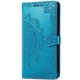 Кожаный чехол-книжка Epik Art Case с визитницей для ZTE Blade A51 Синий - изображение 1