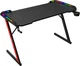 Компьютерный стол XTRIKE ME DK-05&nbsp;RGB&nbsp;Light 110x60x74 мм Black (DK-05_WV) - изображение 1
