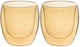 Набор кружек Lefard Le Glass Amber с двойными стенками 298 мл 9.5 см х 2 шт (605-007) - изображение 1