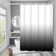 Шторка для ванны из полиэстера водонепроницаемая Bathlux 180x180 см серый - изображение 1