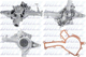 Водяной насос DOLZ M212 Mercedes E-Class, G-Class, Vito, C-Class, S-Class, M-Class, CLS-Class 1122000101, 1122000110, 1122000123 - изображение 1