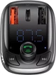FM-трансмітер Baseus FM Launcher S-13 2 USB + Type-C (CCMT000101) - зображення 3