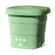 Портативная стиральная машина складное ведро Mini Washing Machine 8 литров, центрифуга, таймер, стерилизация Зеленый - изображение 6