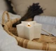 Аромасвічка Гранд Презент STAR KAKI BEIGE 100% WOOD WAX 150g 30h (NAC 1079) - изображение 2