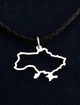 Кулон “Україна” зі шнуром 40 см. Срібло 925°. (АРТ. №145/40sh) Dadiverin Jewelry - зображення 1