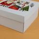 Новогодние подарочные коробки eko-kraft 200*200*100 мм - 3 шт/уп Универсальные детские коробки для подарочного бокса "Дед Мороз" - изображение 4