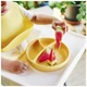 Тарелка детская MinikOiOi Portions секционная Mellow Yellow (101050006) - изображение 8