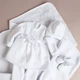 Полный набор для крещения девочки с теплой крыжмой 68 см белый KD24KR7-VinetsSyzy-22 Ladan - изображение 1