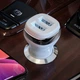 Автомобильное зарядное устройство АЗУ Hoco Z40 (2USB 2.4A) Белый - изображение 2