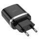 Сетевое зарядное устройство Hoco C12Q Smart QC3.0 (1USB/3A) Черный - изображение 2