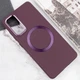 TPU чохол Bonbon Metal Style with MagSafe для Samsung Galaxy A25 5G Бордовий / Plum - изображение 4