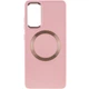 TPU чохол Bonbon Metal Style with MagSafe для Samsung Galaxy A25 5G Рожевий / Light Pink - зображення 2