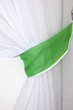 Кухонний комплект штор VR-Textil № 091к з ламбрекеном на карниз 1-1.5 м 280х170 см Темно-салатовий з білим (52-0332) - зображення 3