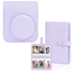 Комплект аксесуарів до Камери Моментального Друку Fujifilm Instax Mini 12 Lilac Purple / Фіолетовий - Чохол та Фотоальбом - зображення 1