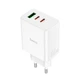 Зарядний пристрій 3 виходу HOCO C126a three-port charger 40w білий - зображення 2
