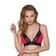 Эластичный топ с кружевом Passion PS001 TOP L, red-black - изображение 1