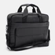 Сумка-портфель мужская кожаная Laras K107069bl Черная (ROZ6501002496) - изображение 3