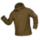 Куртка тактична демісезонна чоловіча для силових структур Stalker SoftShell Койот (7346), S (OPT-34521) - зображення 1