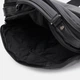 Сумка-портфель мужская кожаная Laras K10710bl Черная (ROZ6501002528) - изображение 6