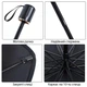 Парасолька на лобове скло в авто Car Umbrellas Чорний Сонцезахисна шторка Автомобільний козирок для захисту від сонця - изображение 2