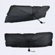 Парасолька на лобове скло в авто Car Umbrellas Чорний Сонцезахисна шторка Автомобільний козирок для захисту від сонця - изображение 5