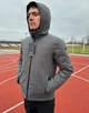 Мужская куртка CMP Man Jacket Fix Hood 33K3827-E910 54 (2XL) серая (11910047) - изображение 2