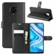 Чохол книжка з кишенями для карт на Xiaomi Redmi Note 9s / Note 9 Pro Чорний (085316_1) - зображення 1