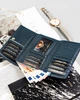 Гаманець жіночий шкіряний Peterson PTN 42108-ONBF S.BLUE синій - изображение 4