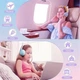 Навушники FINGERTIME BT029C CAT EAR з мікрофоном та підсвічуванням з котячими вушками, бездротові + дротові, колір фіолетовий - зображення 4
