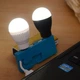 USB LED Лампочка 2 W, Портативная светодиодная лампа для павербанка, мини светильник подсветка фонарик ночник , Белая - изображение 5