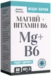 Mg + B6 (магнію цитрат + Вітамін B6), захист від стресу і тривоги, 60 капсул, нова формула від Denkerpharma - зображення 1
