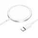 Беспроводное зарядное устройство 15W Hoco CW47 для iPhone и AirPods | Магнитная зарядка | Magnetic Wireless Charger White | 774202 - изображение 2