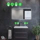 LED-зеркало 120x80см, с подогревом и двумя механическими включателями, модель Ornella (Ornelag200) - изображение 2
