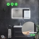 LED-зеркало 70x60см, с двумя сенсорами и подогревом, модель Anvi (Anvig12) - изображение 2