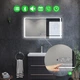 Прямоугольное зеркало с LED подсветкой 70 на 60 см, с Smart-блоком, модель Emma La Mir (Emmag16) - изображение 2