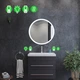 LED-зеркало 70x70см, с подогревом и двумя механическими включателями, модель Amor (Amor46) - изображение 2
