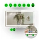 LED-дзеркало, 100x80см, з двома сенсорами, годинником, механічним вмикачем, лінза без підсвітки та підігрівом, модель Karnet (Karnet/1000x800/5191-25/22/1) - изображение 1
