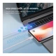 Кабель зарядный MFI Type-C-Lightning UGREEN для iPhone iPad 2 м White (US171) - изображение 3