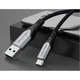 Кабель реверсивний Vention USB 2.0 — microUSB 1 м металеві конектори Black (YM0266) - зображення 5