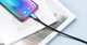 Кабель зарядний Vention USB 2.0 — microUSB 1 м металевий корпус Black (YM0262) - зображення 3