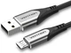 Кабель зарядний Micro USB Vention USB Cable to microUSB Fast Charging 0.5 м Black (YM0536) - зображення 1
