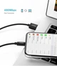 Кабель зарядный Ugreen MFi сертифицированный lightning с алюминиевым корпусом 0.25М Black (US199) - изображение 8
