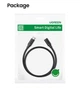 Кабель удлинитель USB Type C 3.1 Gen 2 UGREEN для быстрой зарядки телефона Black (US353) - изображение 2