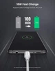 Кабель зарядный Ugreen Type-C 3A с алюминиевым корпусом и нейлоновой оплёткой 3М Silver (US288) - изображение 2
