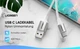 Кабель зарядный Ugreen Type-C 3A с алюминиевым корпусом и нейлоновой оплёткой 3М Silver (US288) - изображение 9