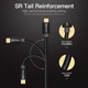 Кабель зарядний Vention Micro USB 24K для швидкого заряджання 2 м Black (YM0567) - зображення 6