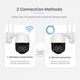 Уличная IP Wi-Fi PTZ-D4 камера Наблюдения Видеонаблюдения Купольная Поворотная IP66 бело-черная - изображение 9